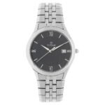 TITAN - Black Dial Silver Stainless Steel Strap Watch