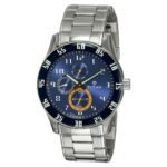 Titan 1632SM03 Octane Blue Dial Silver Stainless Steel Strap Watch