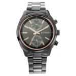 TITAN  1733NM01- Anthracite Dial Stainless Steel Strap Watch