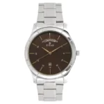 Titan 1767SM03 Workwear Watch with Brown Dial & Stainless Steel Strap