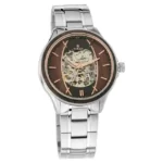 Titan 1793KM03 Maritime - Skeletal Automatic Watch crafted with Authentic Walnut Wood