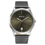 Titan 1806SL06 Elmnt Brown Dial Leather Strap Watch