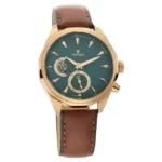 Titan 1829QL01 Voyager from Maritime - Multifunction Watch with Sea wave pattern on Sea Green Dial