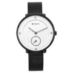TITAN  2651NM01- Workwear Watch with Black Dial & Stainless Steel Strap