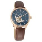 TITAN 90111WL01 - Blue Dial Automatic Watch with Leather Strap