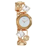 Titan Love All Watch with Mother Of Pearl Dial & Brass Strap