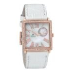 Titan 9961WL01 Square Analog Mother Of Pearl Dial Ladies Watch