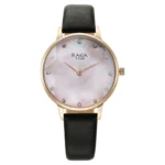 Titan Raga Showstopper Quartz Analog Mother Of Pearl Dial Leather Strap Watch for Women