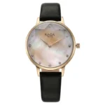 Titan Raga Showstopper Quartz Analog Mother Of Pearl Dial Leather Strap Watch for Women